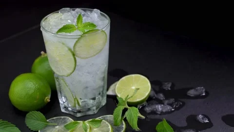 Lime drink Stock Footage 237145990