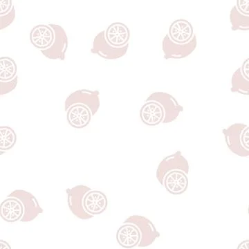 Lime fruit glyph vector seamless pattern Stock Illustration