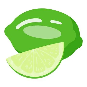 Lime fruit icon cartoon vector. Mulled wine Stock Illustration