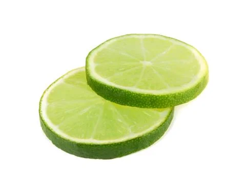 Lime fruit isolated Stock Photos