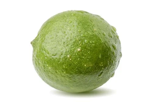 Lime fruit isolated Stock Photos