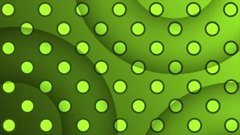 Lime green 3d depth semi circle shapes, simple and elegant minimal background Stock Footage 271328229