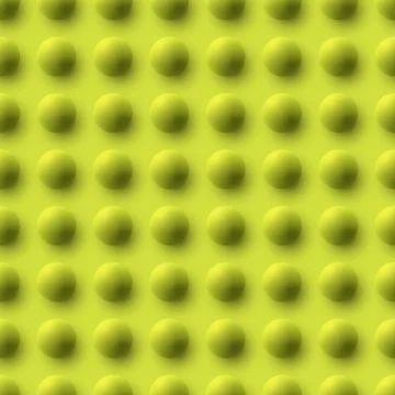 Lime Green 3D Seamless Sphere Pattern Abstract Background Texture for Moder.. イラスト素材