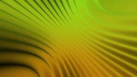 Lime Green and Gold Orange Waving Line Gradient Background Stock Footage 345548207
