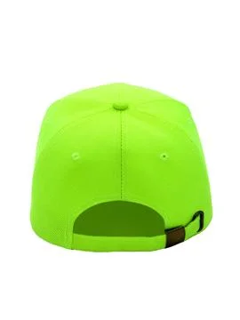 Lime green baseball cap back view Stock Photos