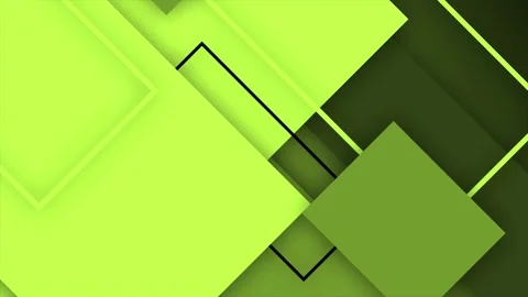 Lime green color diagonal moving rectangular box professional background Stock Footage 271320138