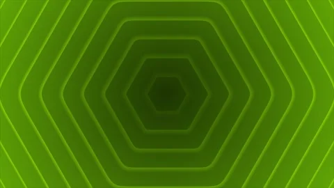 Lime green color hexagon shape repeating pattern simple background Stock Footage 245419170