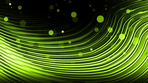 Lime green color shiny parallel lines background Stock Footage 296382255