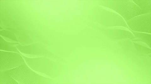 Lime green color wavy pattern simple and elegant futuristic background  Stock Footage 307675546