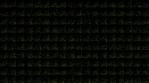Lime green hi-tech circular dots half tone futuristic geometrical background Stock Footage 307517279