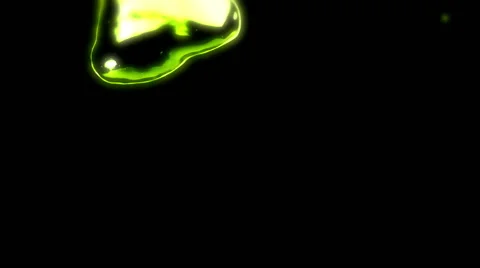Lime Green Metal Liquid - 21 Stock Footage