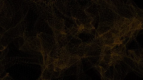 Lime green moving particles dark background Stock Footage 296096596