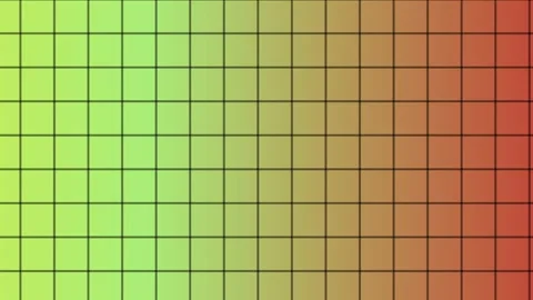 Lime Green to Red Gradient Grid Moving Left - Non-Looping Abstract Background Stock Footage 317688142