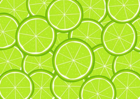 Lime herb slide pattern for medical treatment vector, fresh wallpaper ep05 Stock-Illustration