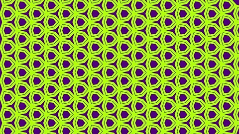 Lime hexagonal grid motion background with seamless technology pattern textur Stock Footage 336014713
