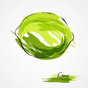 Lime Stock Illustration