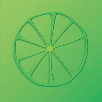 Lime illustration Stock Illustration