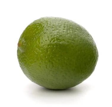 Lime isolated on white background Stock Photos