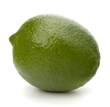 Lime isolated on white background Stock Photos