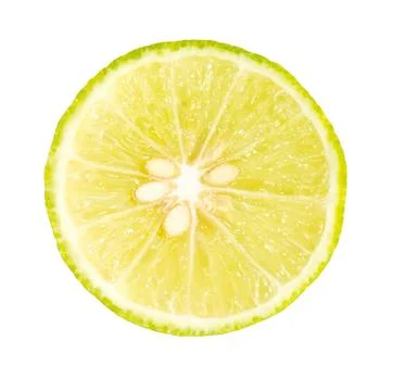 Lime is isolated on a white background. Foto stock
