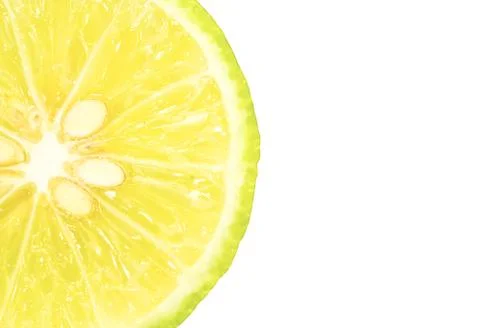 Lime is isolated on a white background. Stock Photos