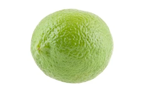 Lime isolated on white background Stock Photos