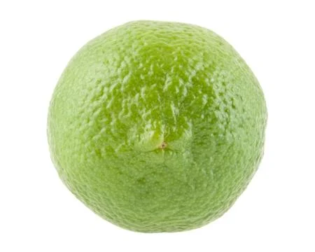 Lime isolated on white background Stock Photos