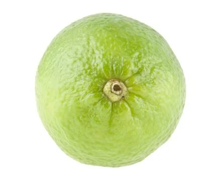 Lime isolated on white background Stock Photos