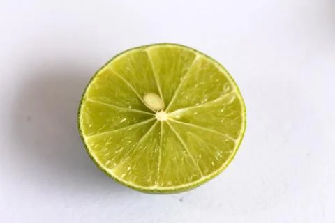 Lime isolated on white background Stock Photos