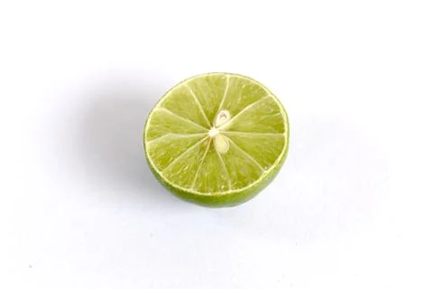 Lime isolated on white background Stock Photos