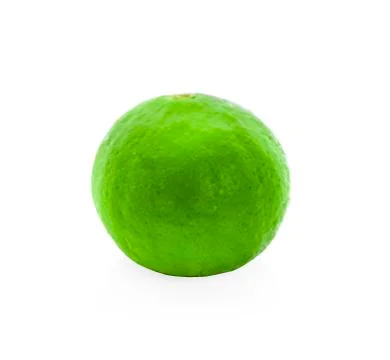 Lime isolated on white background Stock Photos