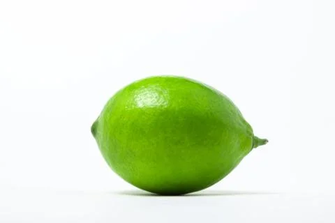 Lime isolated on white background. Stock Photos
