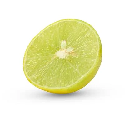 Lime isolated on white background Stock Photos