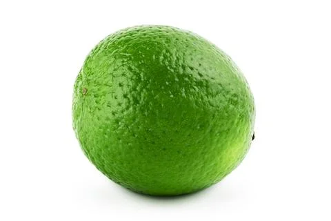 Lime isolated on white background. Stock Photos