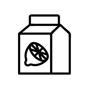 Lime juice icon vector. Isolated contour symbol illustration Stock Illustration