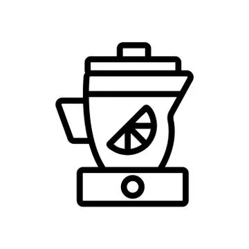 Lime juice icon vector. Isolated contour symbol illustration Stock Illustration
