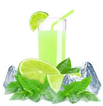 Lime juice Stock Photos