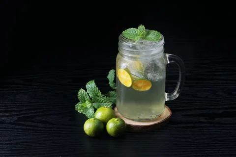 Lime Juice Stock Photos