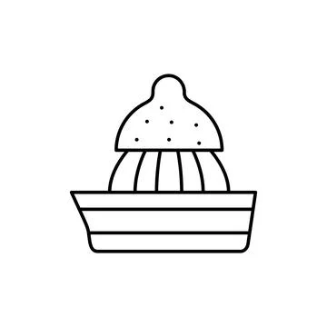 Lime juicer icon. Simple line, outline vector cooking icons for ui and ux Stock Illustration