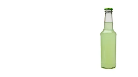 Lime /  lemon drink bottle Stock-Footage 8927603