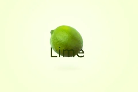 Lime levitating Stock Photos