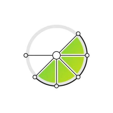 Lime logo, illustration, vector Stock Illustration
