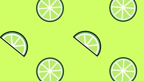Lime Pattern Vibe Stock Footage 335633464