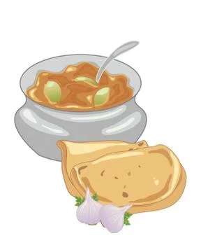 Lime pickle Stock Illustration