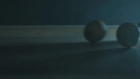 Lime rolling on the kitchen counter Stock Footage 130858481