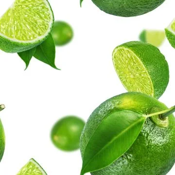 Lime seamless texture or pattern Stock Photos