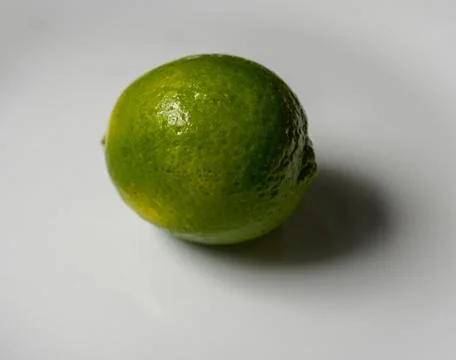 Lime single macro Stock Photos