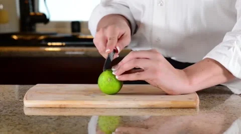 Lime slice 1080 Stock Footage 40633888