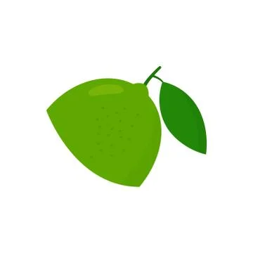 Lime slice icon. Stock Illustration