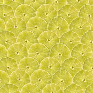 Lime Slice Pattern Foto stock